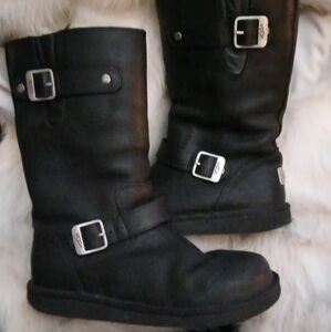UGG Black Combat & Moto Boots